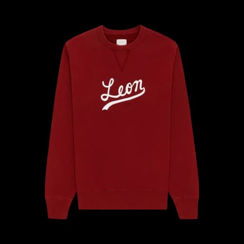 Aimé Leon Dore Leon Crewneck Sweatshirt 'Merlot'