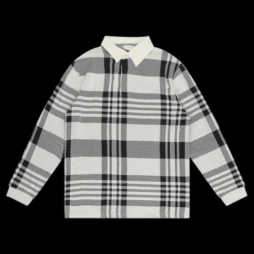 Aimé Leon Dore Buffalo Check Rugby Polo Shirt 'Pristine'