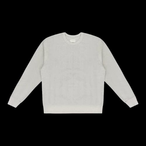 Aimé Leon Dore Herringbone Terry Sweatshirt 'Off-White'