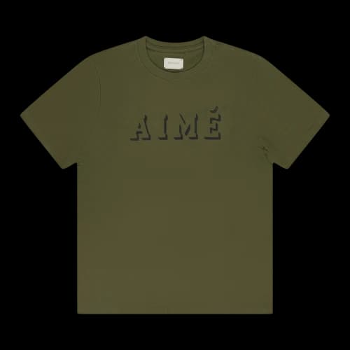 Aimé Leon Dore Shadow Logo T-Shirt 'Green'
