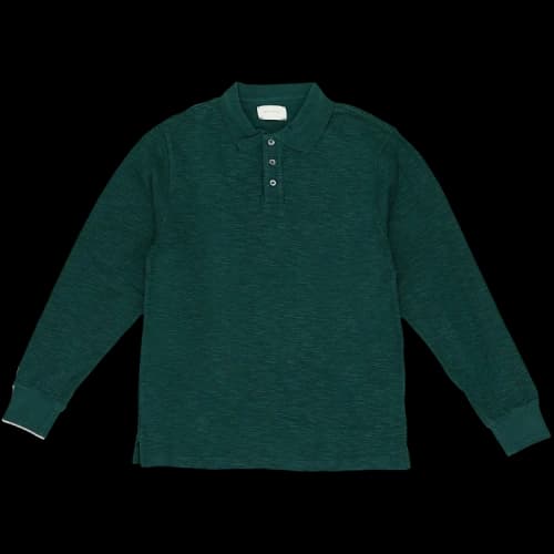 Aimé Leon Dore Crest Long-Sleeve Polo Shirt 'Green'