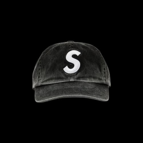 Supreme Pigment Print S Logo 6-Panel 'Black'