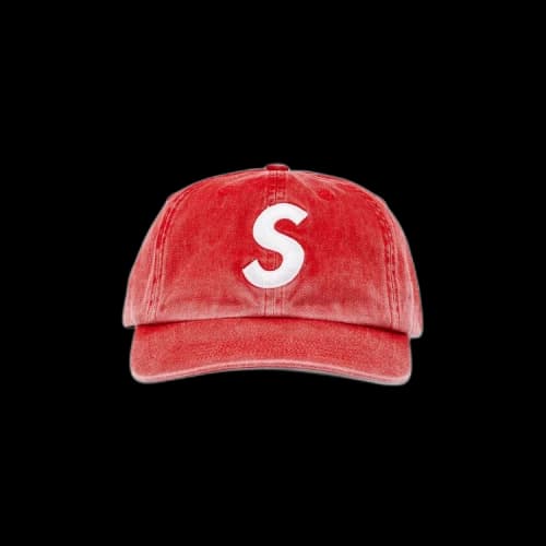 Supreme Pigment Print S Logo 6-Panel 'Red'