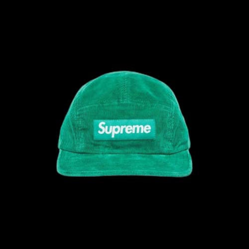Supreme Corduroy Camp Cap 'Green'