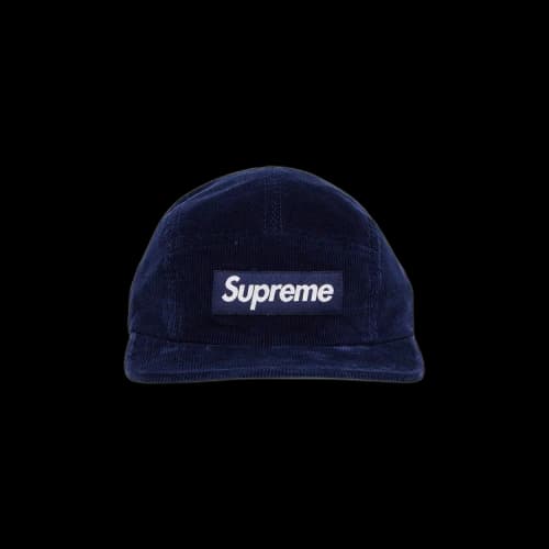 Supreme Corduroy Camp Cap 'Navy'