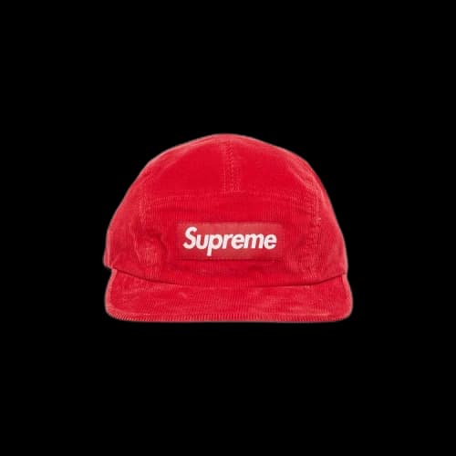 Supreme Corduroy Camp Cap 'Red'