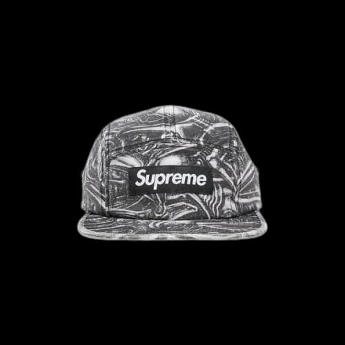 Supreme H.R. Giger Camp Cap 'Black'