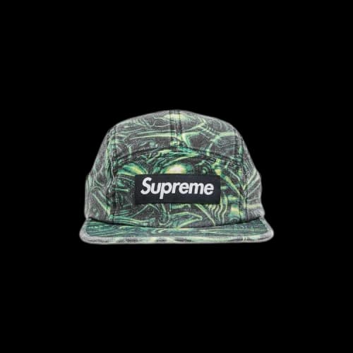 Supreme H.R. Giger Camp Cap 'Green'