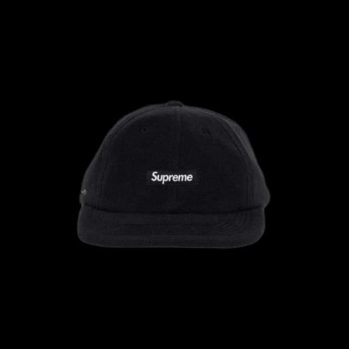 Supreme Polartec Small Box 6-Panel 'Black'