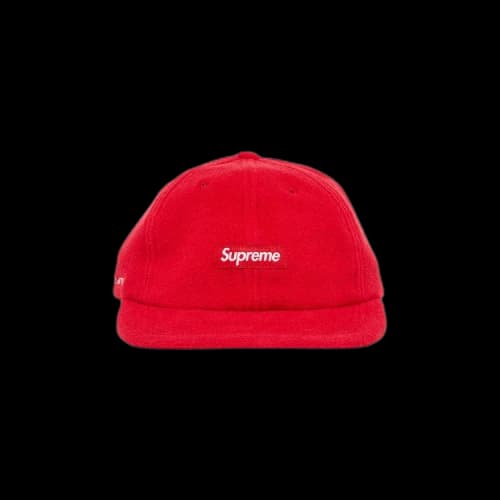 Supreme Polartec Small Box 6-Panel 'Red'