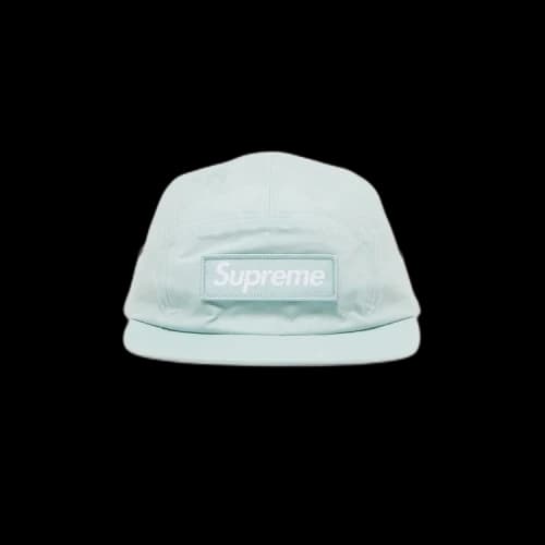 Supreme Waxed Cotton Camp Cap 'Ice'
