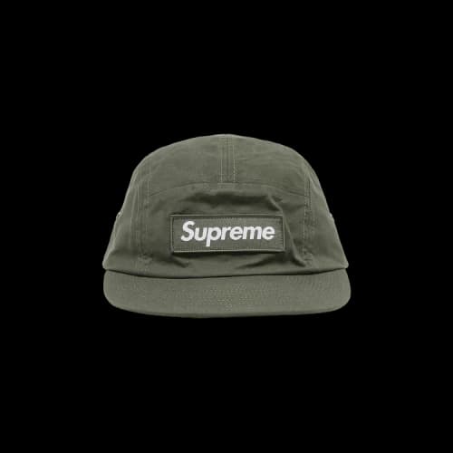 Supreme Waxed Cotton Camp Cap 'Olive'