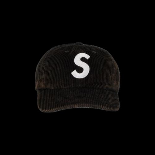 Supreme Corduroy S Logo 6-Panel 'Black'