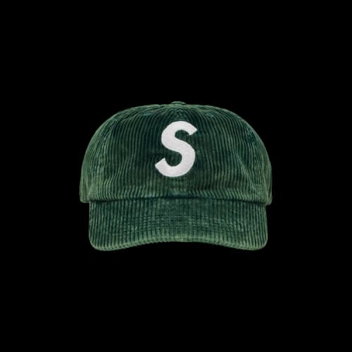 Supreme Corduroy S Logo 6-Panel 'Green'