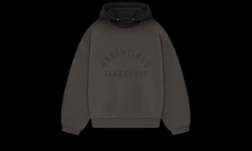 Fear of God Essentials Nylon Fleece Hoodie Ink/Jet Black