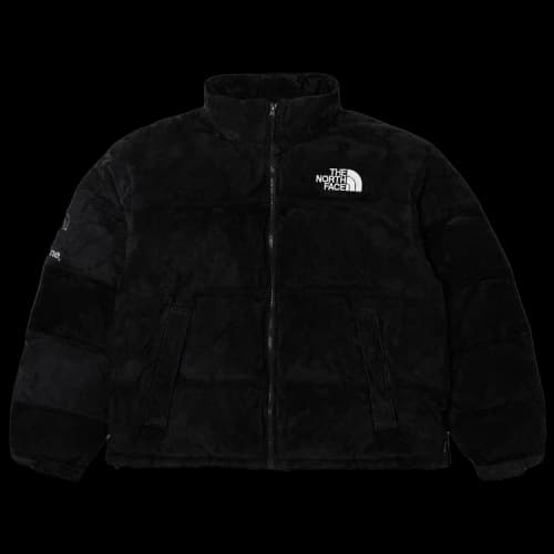 Supreme x The North Face Suede Nuptse Jacket 'Black'