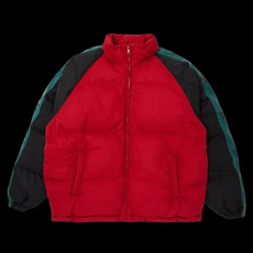 Supreme Star Sleeve Down Puffer Jacket 'Red'