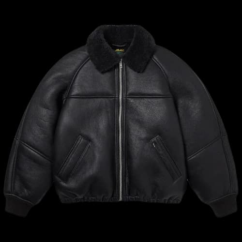 Supreme x Schott Shearling Bomber Jacket 'Black'
