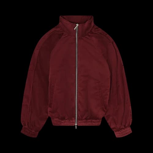 Rhude Velvet Track Jacket 'Maroon'