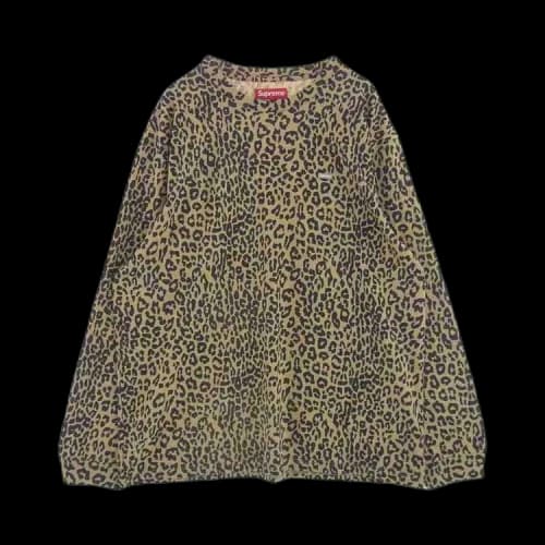 Supreme Small Box Long-Sleeve Tee 'Leopard'