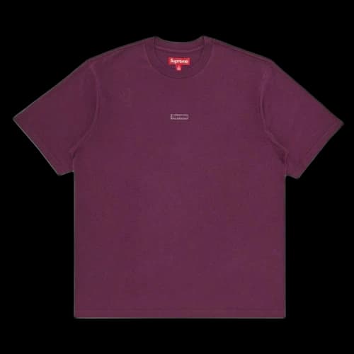 Supreme High Density Small Box Short-Sleeve Top 'Plum'