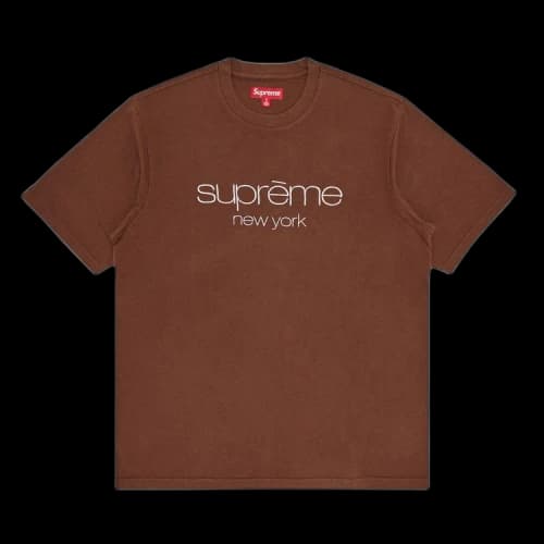 Supreme Classic Logo Short-Sleeve Top 'Brown'