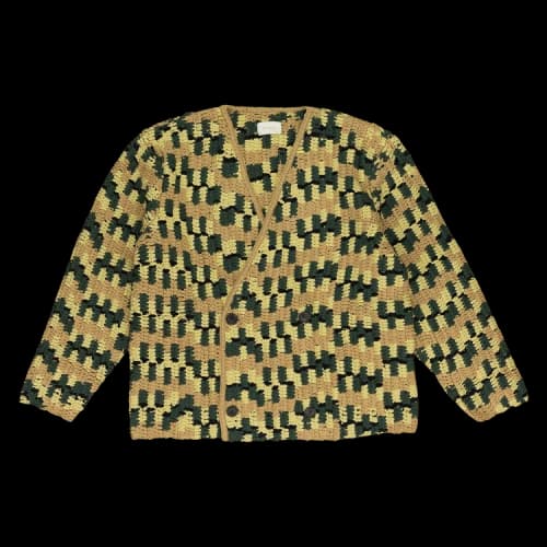 Aimé Leon Dore Double Breasted Hand Knit Cardigan 'Camo'
