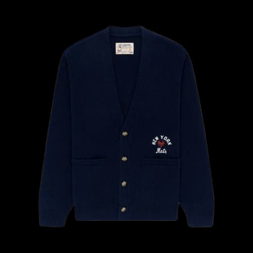 Aimé Leon Dore x New York Mets Merino Cardigan 'Eclipse'