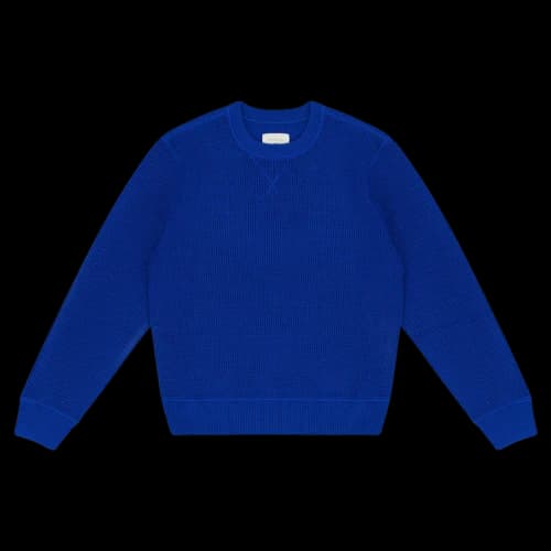 Aimé Leon Dore Merino Waffle Crewneck Sweater 'Blue'