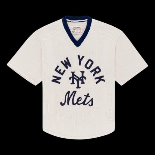 Aimé Leon Dore x New York Mets Short-Sleeve Knit Sweater 'Pristine'