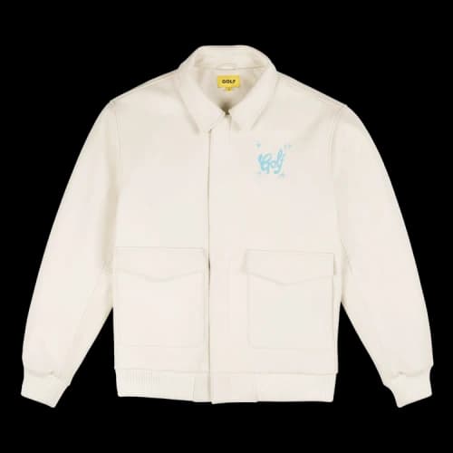 GOLF WANG Airbrush Heart Bomber Jacket 'Ivory'