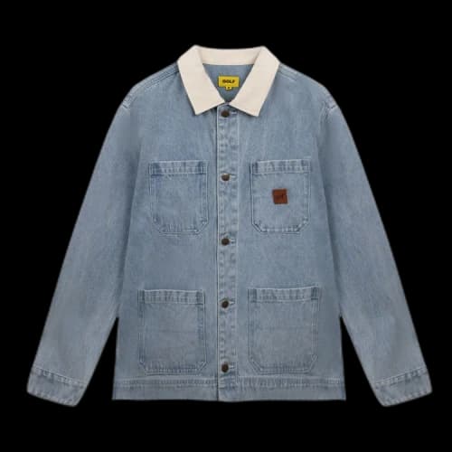 GOLF WANG Contrast Denim Chore Jacket 'Light Wash'