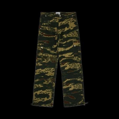 Rhude Tiger Camo Cargo Pant 'Green'