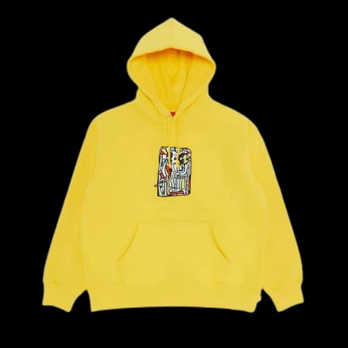 Supreme Neil Blender Mosaic Hooded Sweatshirt 'Yellow'