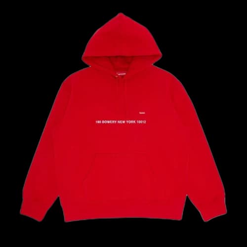 Supreme Shop Small Box Hooded Sweatshirt - New York 'Red'