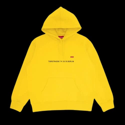 Supreme Shop Small Box Hooded Sweatshirt - Berlin 'Yellow'