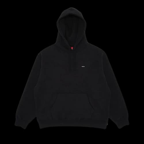 Supreme Small Box Drawcord Hooded Sweatshirt 'Black'