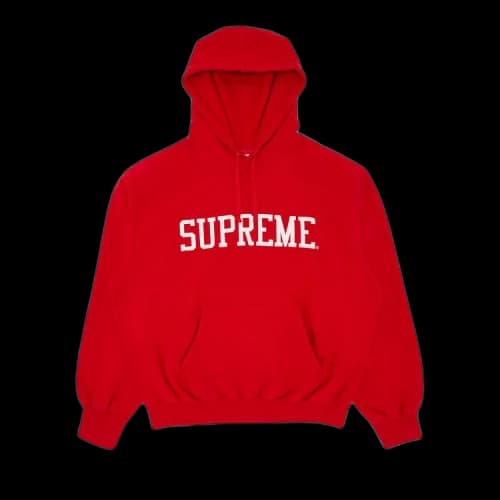 Supreme Varsity Hooded Sweatshirt 'Red'