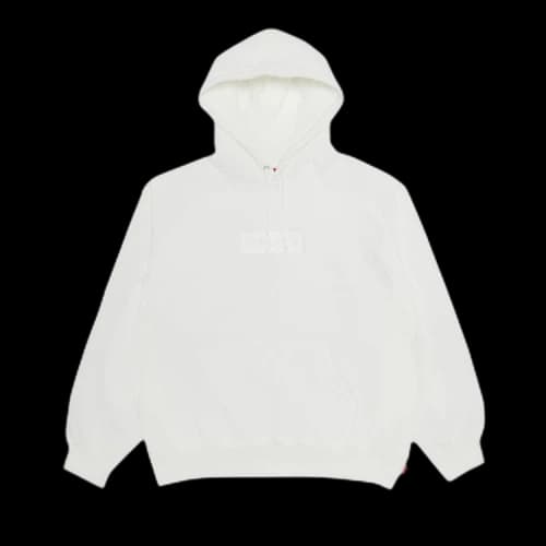Supreme Box Logo Hooded Sweatshirt 'White'