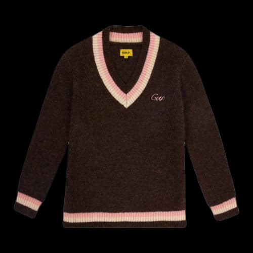GOLF WANG Mohair Cricket Sweater 'Brown'