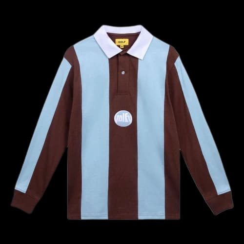 GOLF WANG Golfy Stripe Rugby 'Blue Combo'