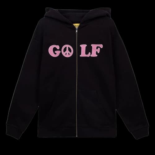 GOLF WANG Peace Zip Hoodie 'Black'