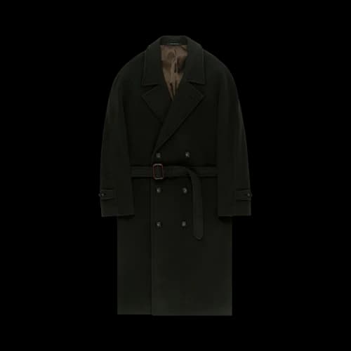 Aimé Leon Dore Double Breasted Wool Topcoat 'Loden'