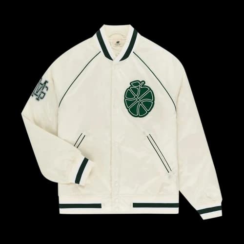 Aimé Leon Dore x New Balance Satin Team Track Jacket 'Pristine'