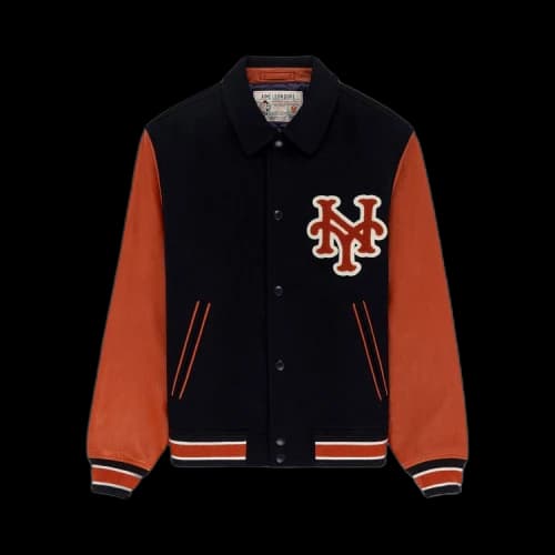 Aimé Leon Dore x New York Mets Varsity Jacket 'Eclipse'