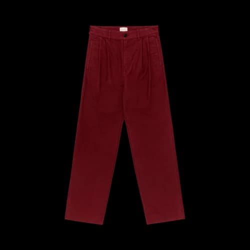 Aimé Leon Dore Garment Dyed Double Pleated Pant 'Chocolate'