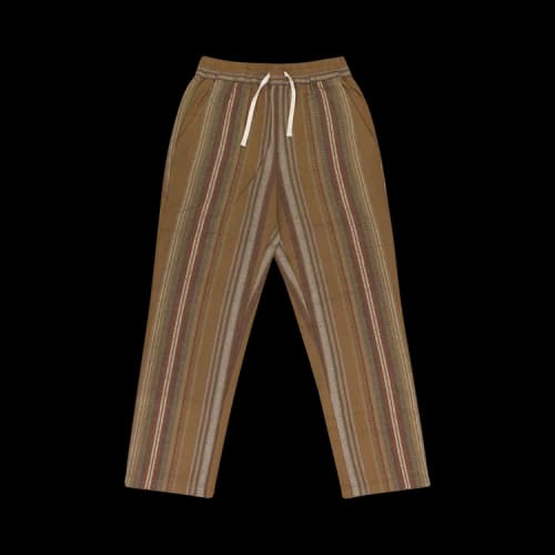 Aimé Leon Dore Blanket Stripe Drawstring Pants 'Brown Stripe'