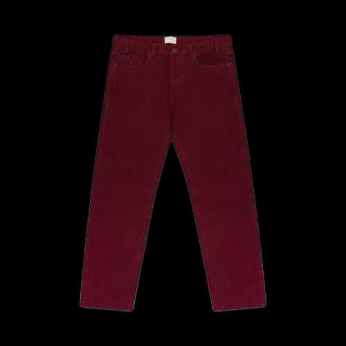 Aimé Leon Dore Garment Dyed Straight Fit Denim 'Merlot'