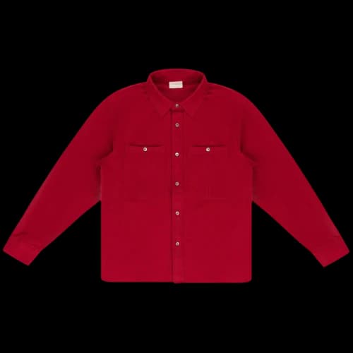 Aimé Leon Dore Cashmere Field Shirt 'Red'