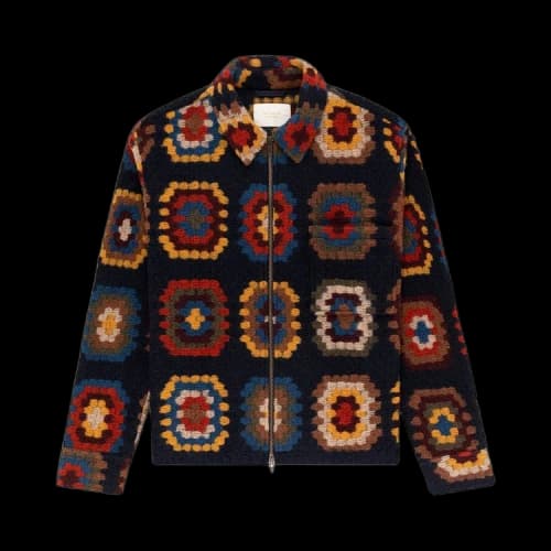 Aimé Leon Dore Blanket Overshirt 'Navy'